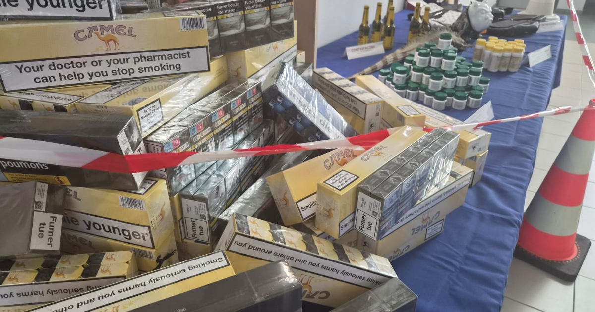 Bilan Douanes 2025 : 900 kg de drogues et 10 tonnes de tabac saisis en Martinique